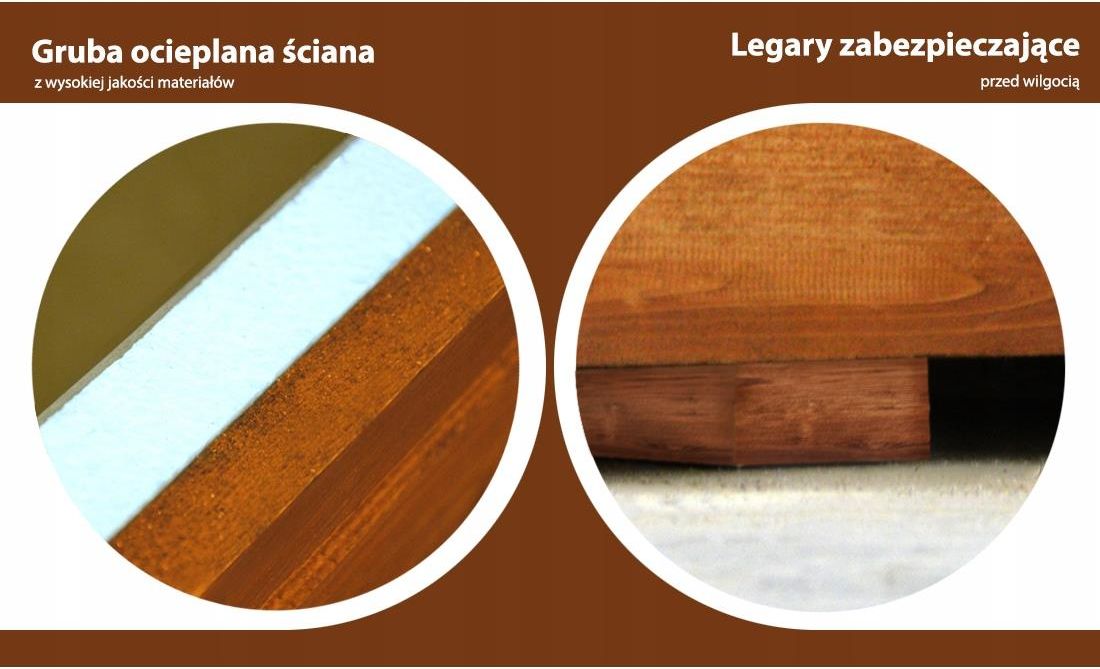 Barry King Buda Drewniana Ocieplana Dla Psa Kota Legowisko M+ - zdjęcie 7 Barry King Buda Drewniana Ocieplana Dla Psa Kota Legowisko M+