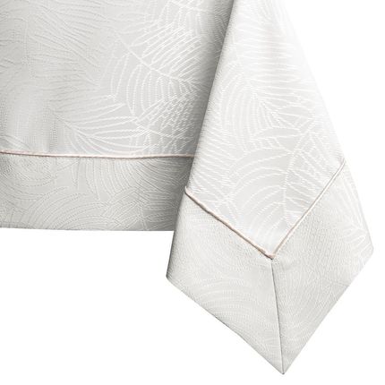 Ameliahome Obrus Plamoodporny Gaia Kremowy 140x320cm