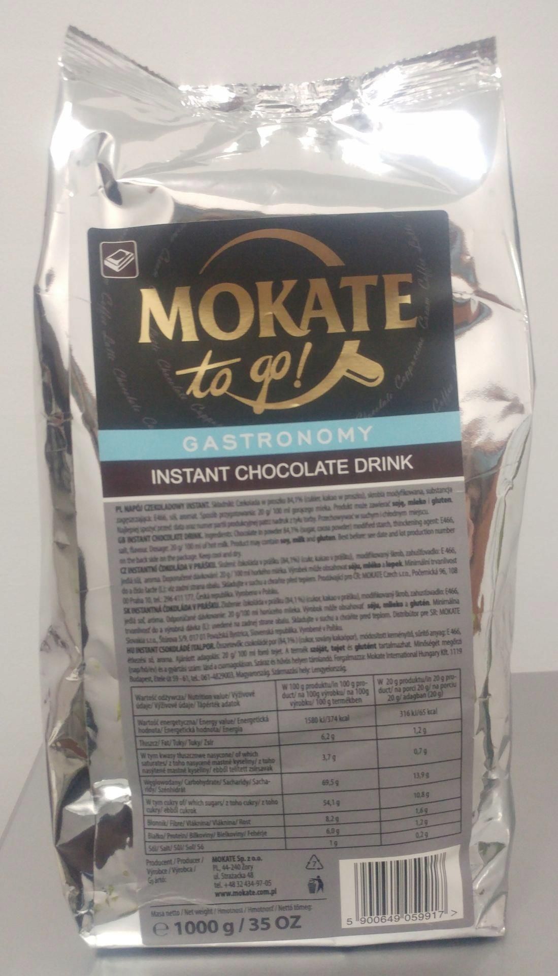 Mokate Czekolada do picia To Go! 1kg Gęsta! - zdjęcie 2 Mokate Czekolada do picia To Go! 1kg Gęsta!