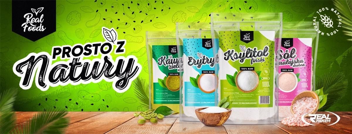 Real Foods - Erytrytol Słodzik 0 Kalorii 1kg - zdjęcie 1 Real Foods - Erytrytol Słodzik 0 Kalorii 1kg