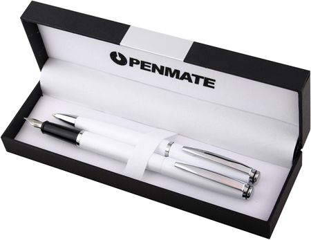 Penmate Komplet Długopis +Pióro Wieczne Virtuo Biały