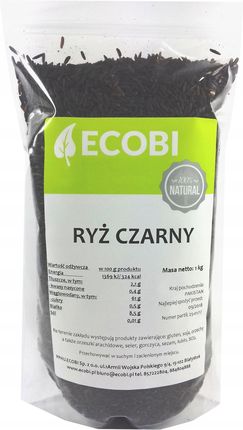 Ryż Czarny 1kg Ecobi