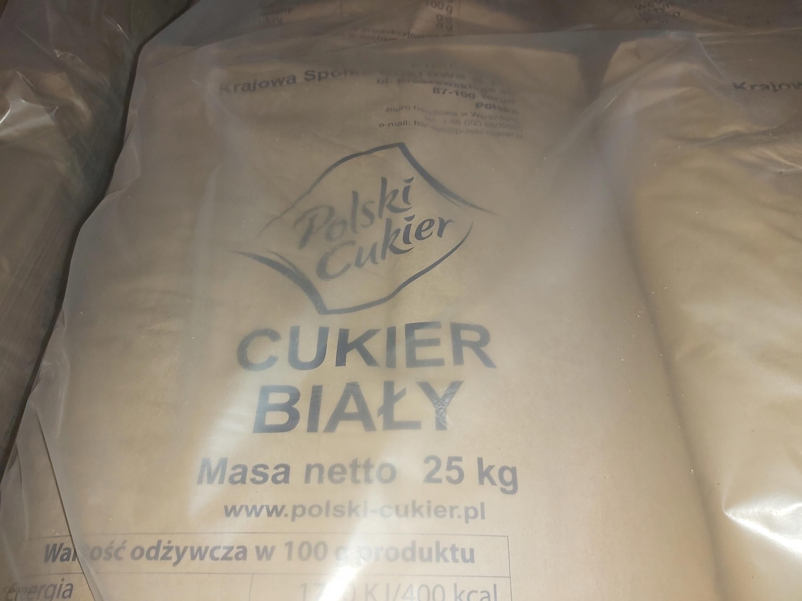 Cukier Biały worki 25 kg Ceny i opinie Ceneo.pl