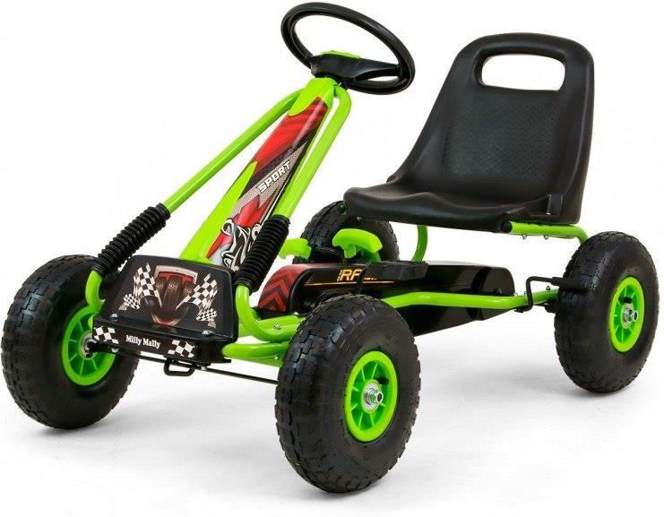 Milly Mally Gokart Na Pedały Thor Green - zdjęcie 9 Milly Mally Gokart Na Pedały Thor Green