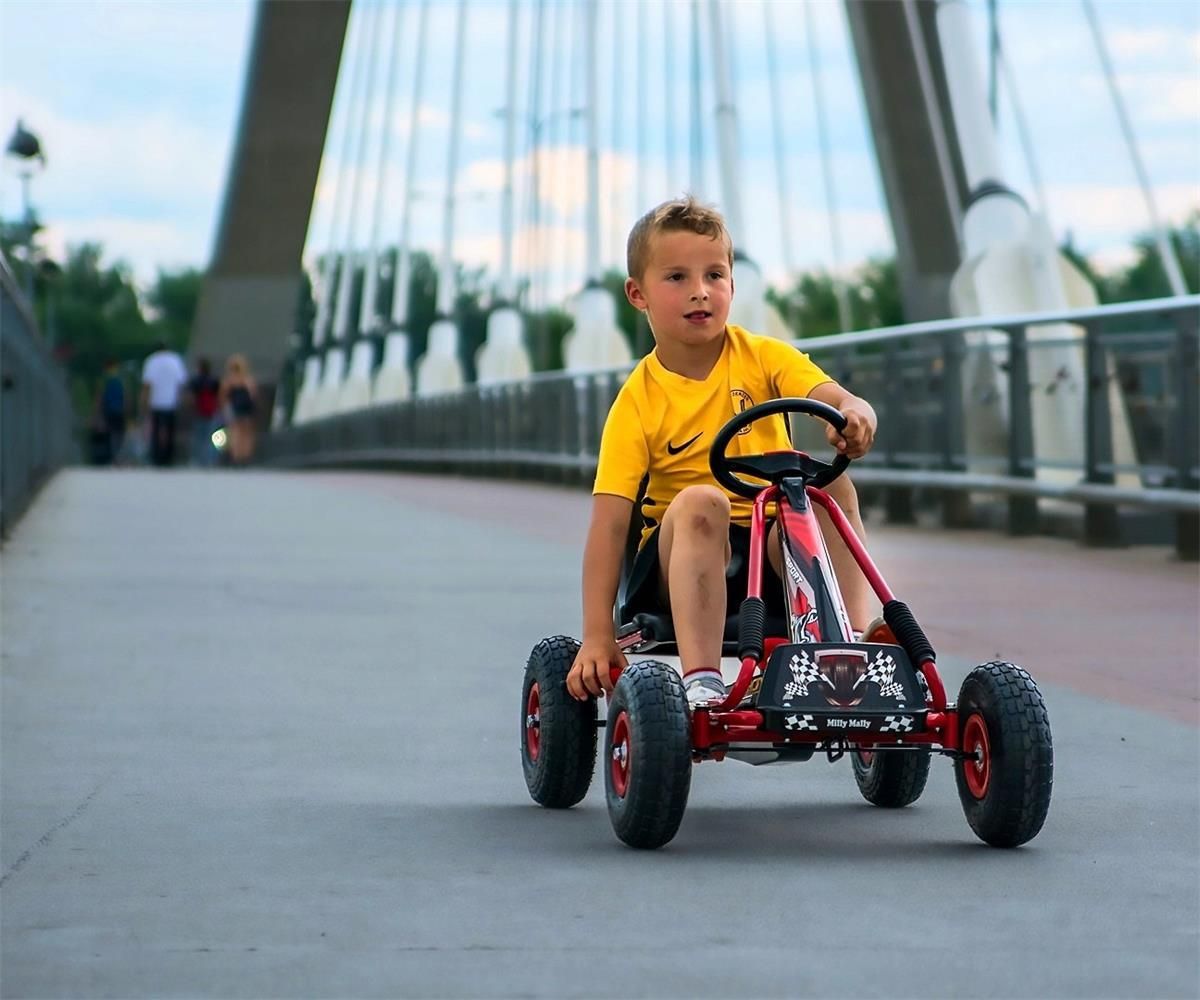 Milly Mally Gokart Na Pedały Thor Red - zdjęcie 6 Milly Mally Gokart Na Pedały Thor Red