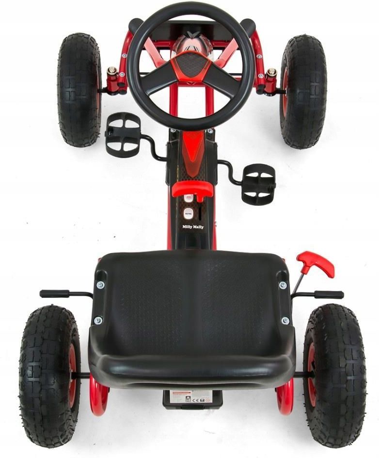 Milly Mally Gokart Na Pedały Thor Red