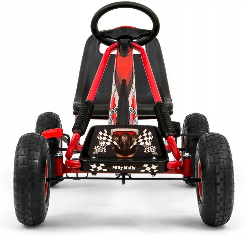 Milly Mally Gokart Na Pedały Thor Red - zdjęcie 9 Milly Mally Gokart Na Pedały Thor Red