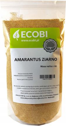Amarantus Ziarno amarantusa 1kg żelazo wapń