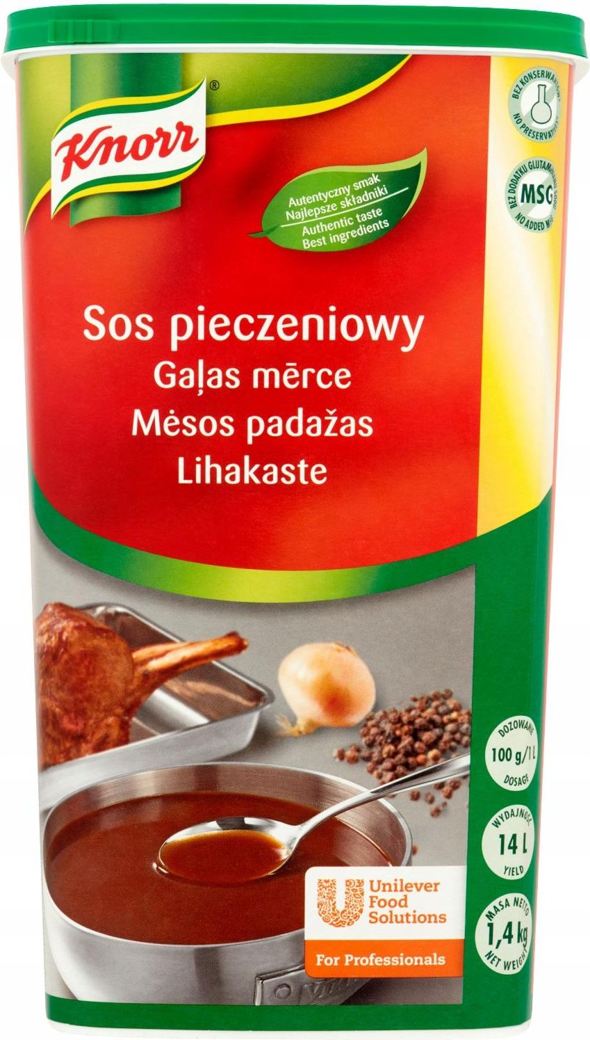 Knorr Sos pieczeniowy 1,4 kg Ceny i opinie Ceneo.pl