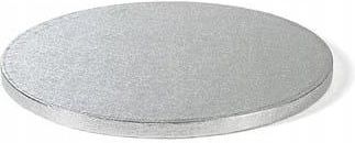 Decora Podkład pod tort Srebrny gruby 25,5 cm