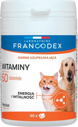 Francodex Pl Witaminy dla psów i kotów 60szt