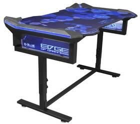 Stół Do Gry E-Blue 135X785 Cm Rgb Podświetlany Antypoślizgowy Czarny/Niebieski