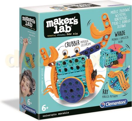 Clementoni Maker'S Lab Zwierzęta Morskie 50661