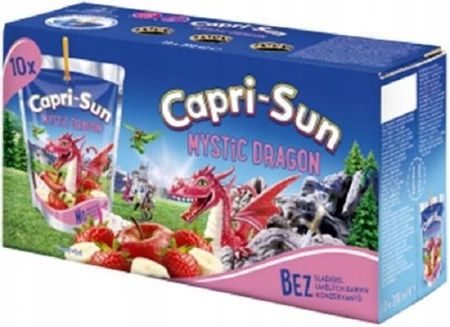 Capri Sun Napój wieloowocowy Mystic Dragon 200ml x 10 sztuk