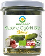 Zdjęcie Bio Food Ogórki Kiszone Deluxe Bio 320g (230g) - Legnica