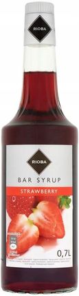 Syrop barmański Rioba do drinków Truskawkowy 0,7l