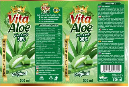 Aloe Vita Napj Aloesowy original 500ml. Aloes - Ceny i opinie - Ceneo.pl