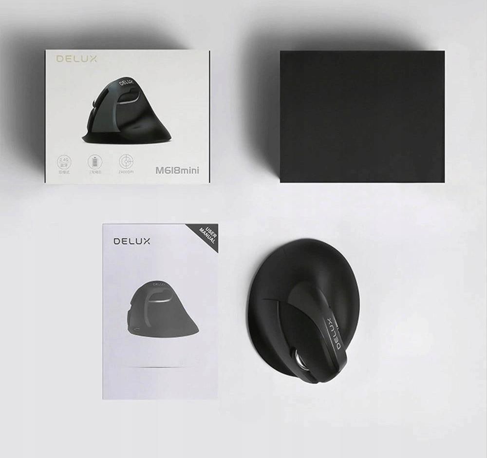 Mysz Delux M618 Mini Black Rgb (RTDM618MINIBLACK) - Opinie i ceny