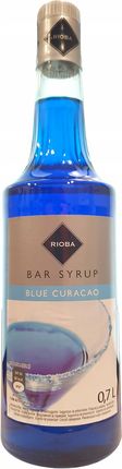Syrop barmański Rioba do drinków Blue Curacao 0,7