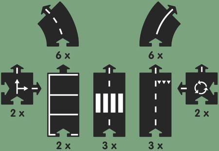 【新品未使用】waytoplay 24 Highway ハイウェイ・ギフトセット waytoplay ごっこが広がるゴムマット