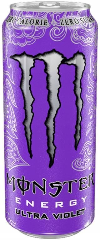 Monster Energy Ultra Violet Zero Sugar 500ml - zdjęcie 1 Monster Energy Ultra Violet Zero Sugar 500ml