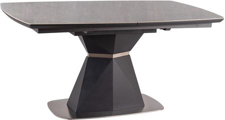 Stół CORTEZ CERAMIC 160(210)x90 szary czarny rozkładany
