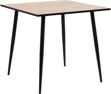 Loftowy stół Telim 80x80 cm dąb