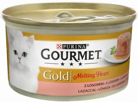 Gourmet Gold Melting Heart Z Łososiem 85g