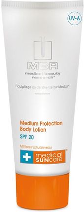 Mbr Medical Beauty Research Medium Protection Body Lotion Spf 20 Balsam Do Opalania 200Ml