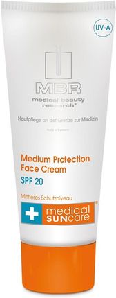 Mbr Medical Beauty Research Medium Protection Face Cream Spf 20 Krem Do Opalania 100Ml