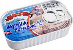 Zdjęcie Wątróbki dorszowe w tłuszczu własnym 115G Mk - Siechnice