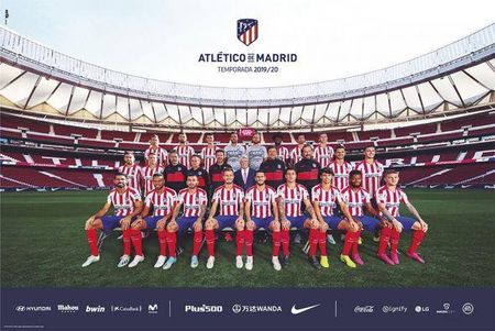 GRUPOERIK ATLETICO DE MADRID ZAWODNICY 2019/2020  - PLAKAT 8435497238346