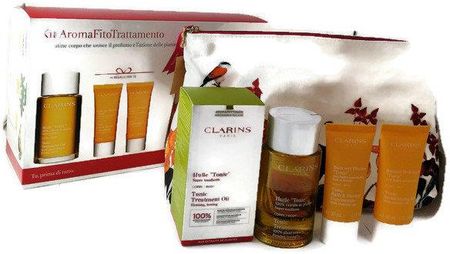 Clarins zestaw kosmetyków 3 szt. + kosmetyczka 