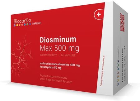 Diosminum Max 500 Mg 60Kaps.