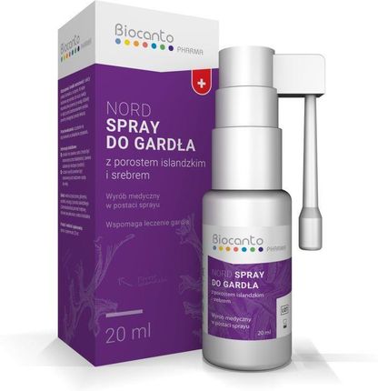 Biocanto Nord Spray Do Gardła 20Ml