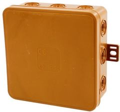 Zdjęcie Viplast Puszka instalacyjna n/t brązowa V7 IP54 100x100x41 037-02 - Ząbki