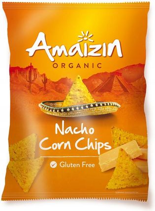 Amaizin Chipsy nachos kukurydziane serowe Bio 150g
