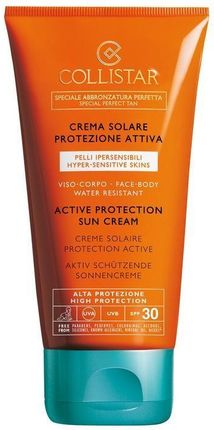 Collistar Aktywny Krem Ochronny Do Opalania Twarzy I Ciała Spf 30 Active Protection Sun Cream 150 Ml
