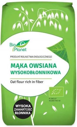 Mąka Owsiana Wysokobłonnikowa Bio 400g Bio Planet