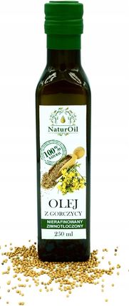 NaturOil Olej musztardowy z gorczycy 250ml 