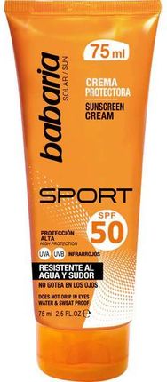 Babaria Ochronny Krem Do Twarzy Z Filtrem Spf 50 Sport Sunscreen Cream Spf 50 75 Ml