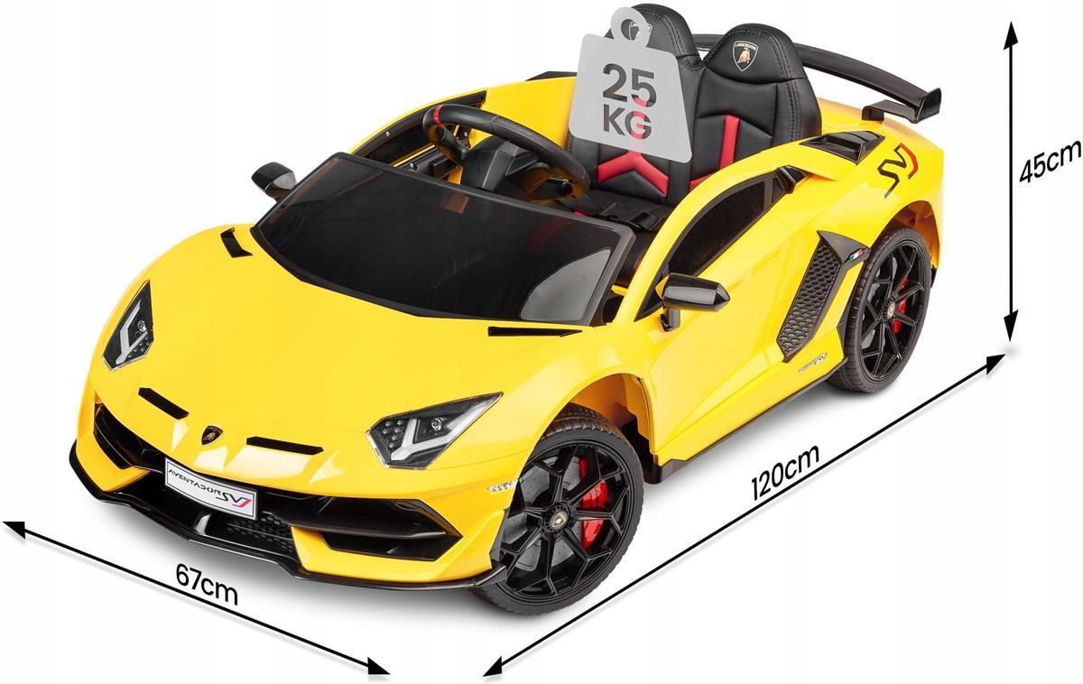 Toyz Pojazd Na Akumulator Lamborghini Żółty - zdjęcie 9 Toyz Pojazd Na Akumulator Lamborghini Żółty