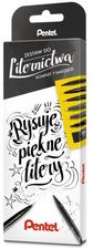 Zdjęcie Pentel Zestaw Do Liternictwa Rysuję Piękne Litery 6 El. - Dębica
