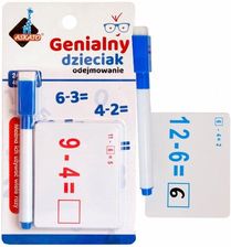 Zdjęcie Askato Genialny Dzieciak Fiszki Matematyczne Odejmowanie Blister - Baranów Sandomierski