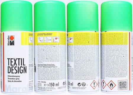 Farba Do Tkanin 150Ml Spray Neonowa Zielona Ubrań