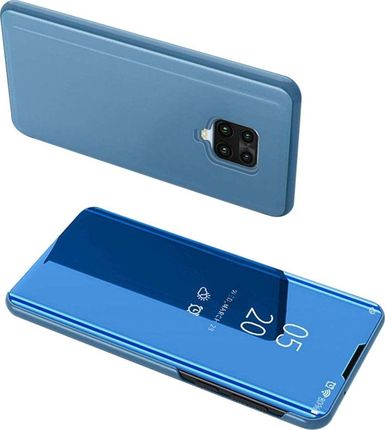 Hurtel Clear View Case etui z klapką Xiaomi Redmi Note 9S niebieski