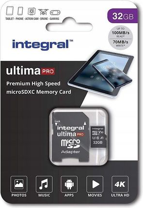 Integral microSDXC 32 Gb U3 V30
