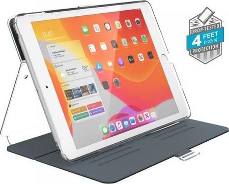 Speck Speck Balance Folio Clear - Etui iPad 10.2" w/Magnet & Stand up (Gunmetal Grey/Clear) (37752UNIW)