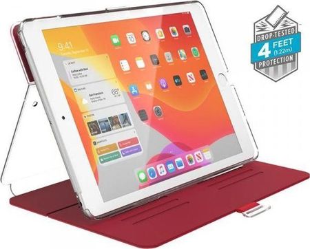 Speck Speck Balance Folio Clear - Etui iPad 10.2" w/Magnet & Stand up (Heartrate Red/Clear) (37751UNIW)