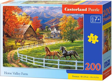 Castorland Puzzle Konie Na Farmie 200El.